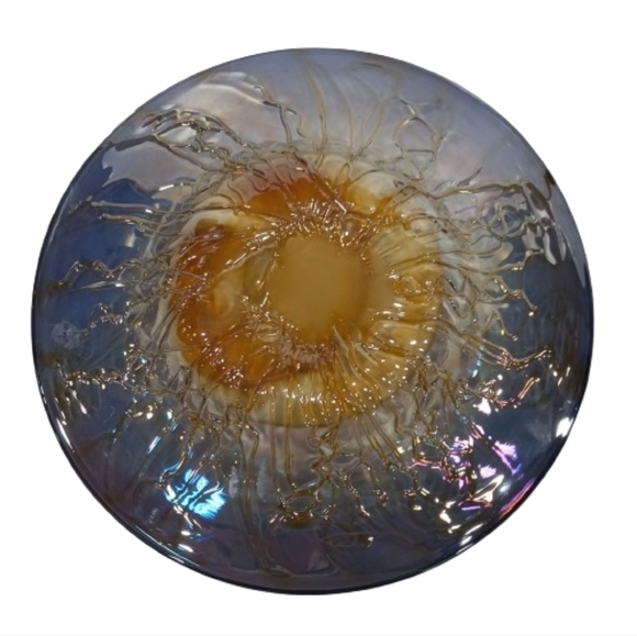 *NWOT Gorgeous Art Glass Bowl - Picture 2 of 4